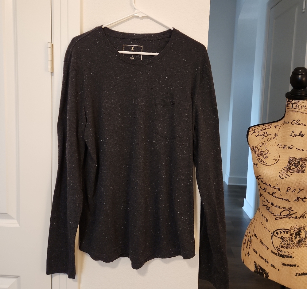 Charcoal Long Sleeve Tee